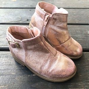 Cat & Jack Rose Gold Ankle Bootie